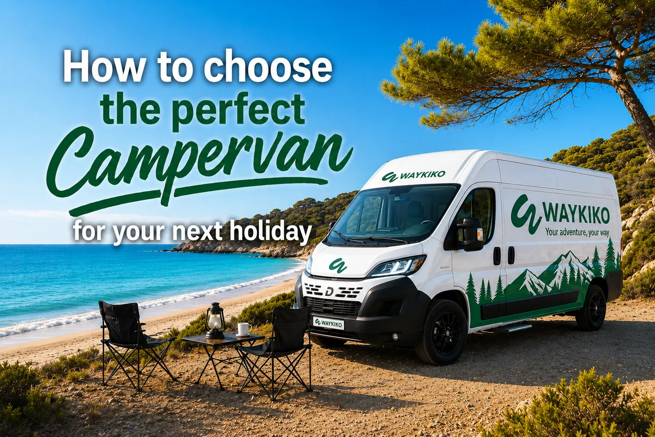 Illustration comparing campervan types